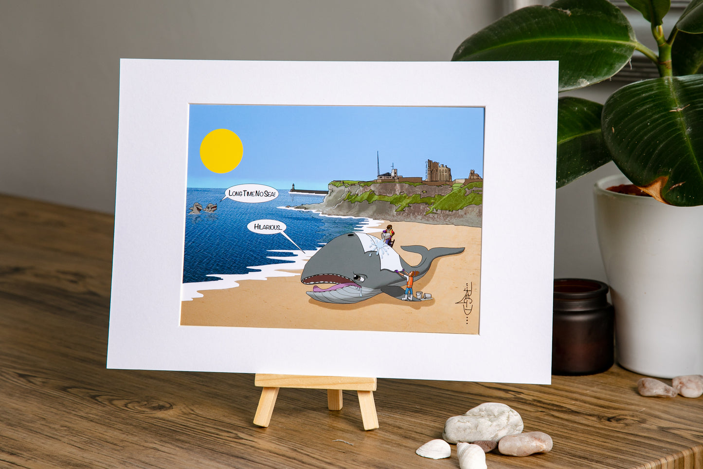 Coast "Tynemouth Beached Whale", by artist RegD